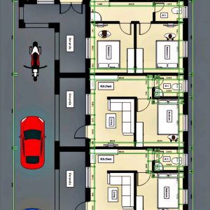 Modèle de Plan d'Aménagement de bureau